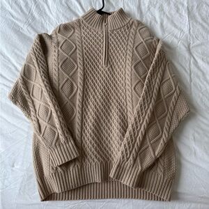 Aritzia 1/4 Zip Sweater